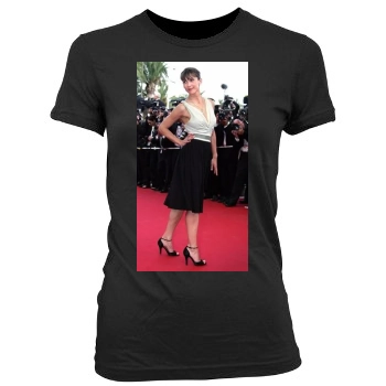 Sophie Marceau Women's Junior Cut Crewneck T-Shirt