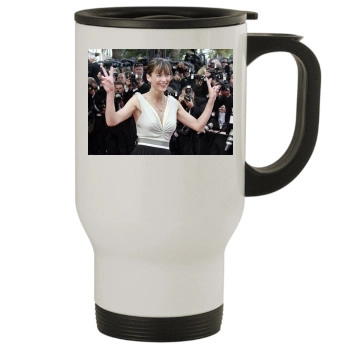 Sophie Marceau Stainless Steel Travel Mug