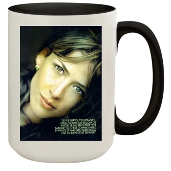 Sophie Marceau 15oz Colored Inner & Handle Mug