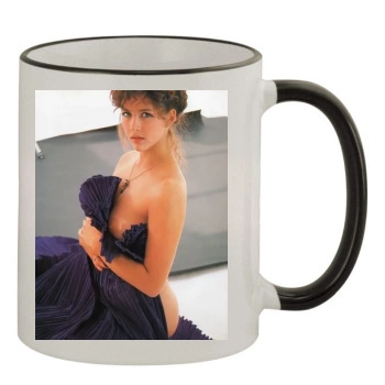 Sophie Marceau 11oz Colored Rim & Handle Mug