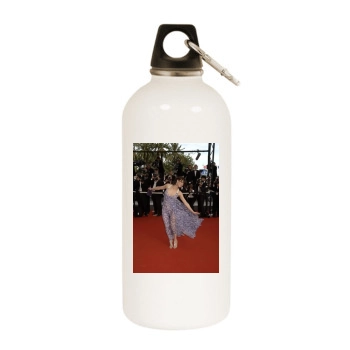 Sophie Marceau White Water Bottle With Carabiner