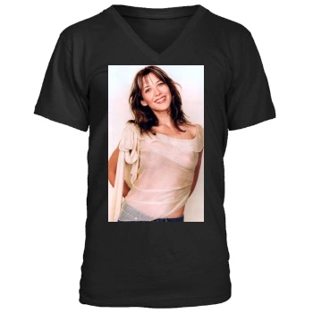 Sophie Marceau Men's V-Neck T-Shirt