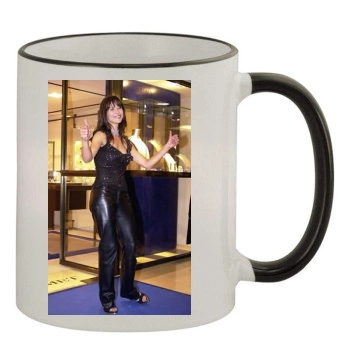 Sophie Marceau 11oz Colored Rim & Handle Mug