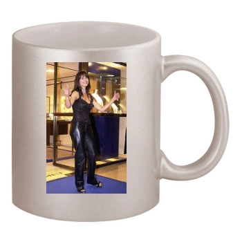 Sophie Marceau 11oz Metallic Silver Mug