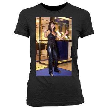 Sophie Marceau Women's Junior Cut Crewneck T-Shirt