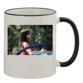 Sophie Marceau 11oz Colored Rim & Handle Mug