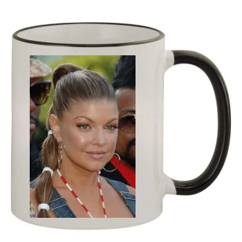 Fergie 11oz Colored Rim & Handle Mug