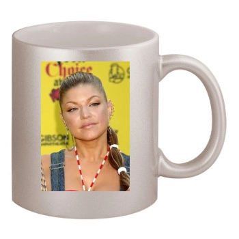 Fergie 11oz Metallic Silver Mug