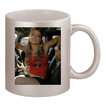 Fergie 11oz Metallic Silver Mug