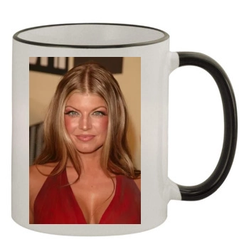 Fergie 11oz Colored Rim & Handle Mug