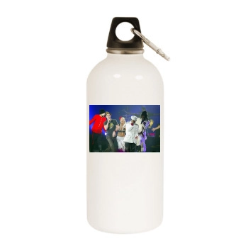 Fergie White Water Bottle With Carabiner