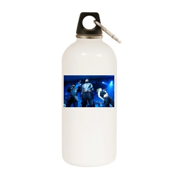 Fergie White Water Bottle With Carabiner