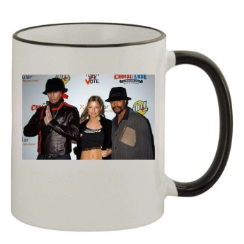 Fergie 11oz Colored Rim & Handle Mug