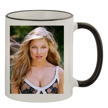 Fergie 11oz Colored Rim & Handle Mug