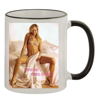 Stacy Keibler 11oz Colored Rim & Handle Mug