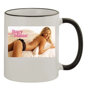 Stacy Keibler 11oz Colored Rim & Handle Mug