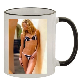 Stacy Keibler 11oz Colored Rim & Handle Mug