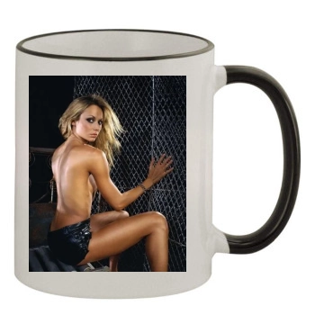 Stacy Keibler 11oz Colored Rim & Handle Mug