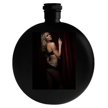 Stacy Keibler Round Flask