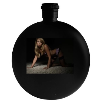 Stacy Keibler Round Flask