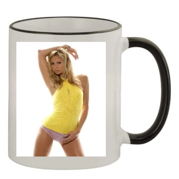 Stacy Keibler 11oz Colored Rim & Handle Mug