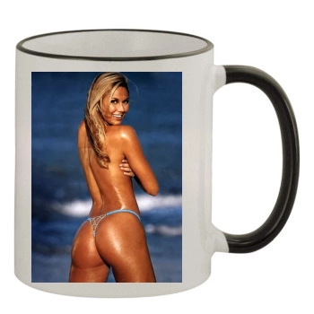 Stacy Keibler 11oz Colored Rim & Handle Mug