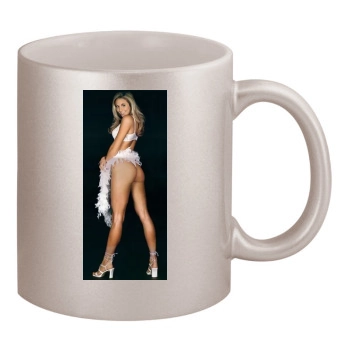 Stacy Keibler 11oz Metallic Silver Mug