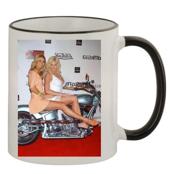 Stacy Keibler 11oz Colored Rim & Handle Mug