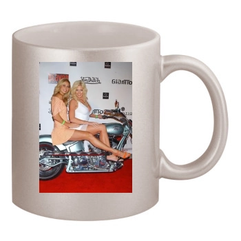 Stacy Keibler 11oz Metallic Silver Mug