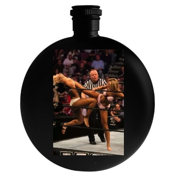 Stacy Keibler Round Flask