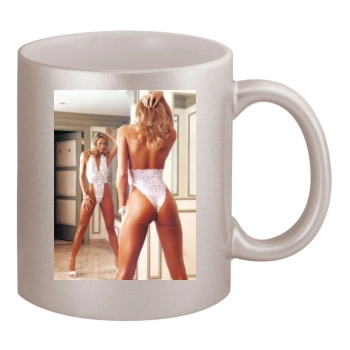 Stacy Keibler 11oz Metallic Silver Mug