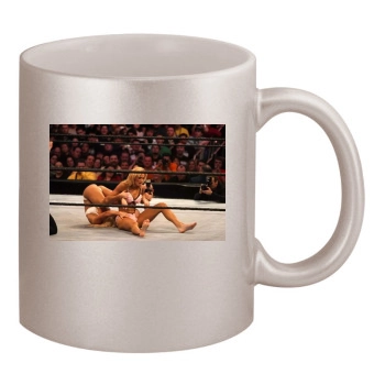 Stacy Keibler 11oz Metallic Silver Mug