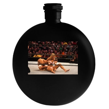 Stacy Keibler Round Flask