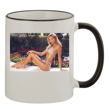 Stacy Keibler 11oz Colored Rim & Handle Mug