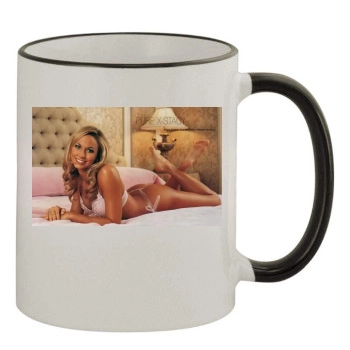 Stacy Keibler 11oz Colored Rim & Handle Mug