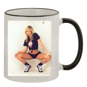 Stacy Keibler 11oz Colored Rim & Handle Mug