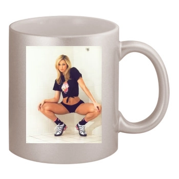 Stacy Keibler 11oz Metallic Silver Mug