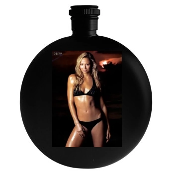 Stacy Keibler Round Flask