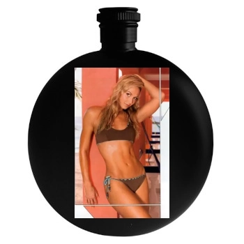 Stacy Keibler Round Flask