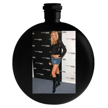 Stacy Keibler Round Flask