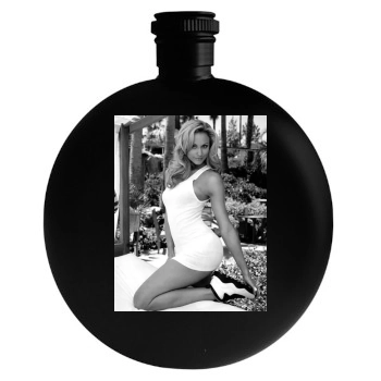 Stacy Keibler Round Flask