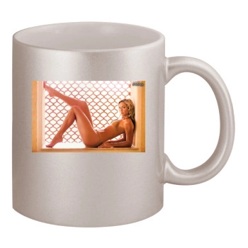 Stacy Keibler 11oz Metallic Silver Mug