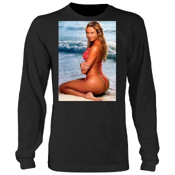 Stacy Keibler Men's Heavy Long Sleeve TShirt