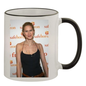 Stephanie March 11oz Colored Rim & Handle Mug