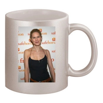 Stephanie March 11oz Metallic Silver Mug