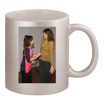 Stephanie Seymour 11oz Metallic Silver Mug