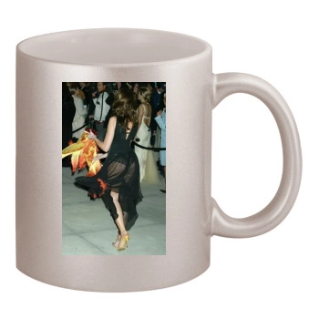 Stephanie Seymour 11oz Metallic Silver Mug