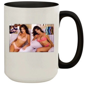 Stephanie Seymour 15oz Colored Inner & Handle Mug