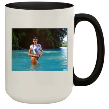 Stephanie Seymour 15oz Colored Inner & Handle Mug