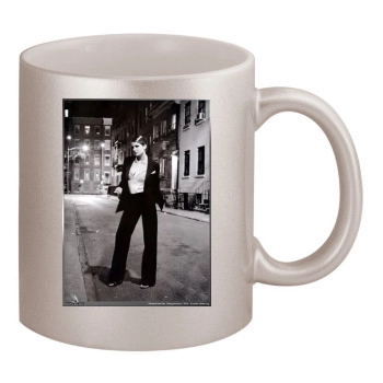 Stephanie Seymour 11oz Metallic Silver Mug